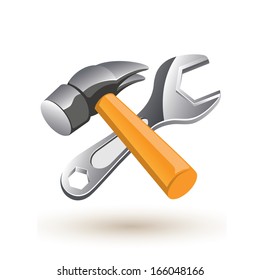 wrench and hammer 
