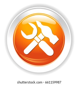 wrench and hammer icon