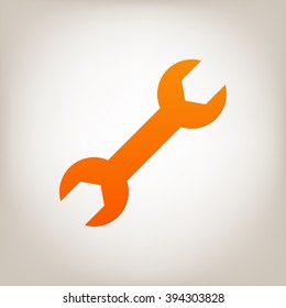 Wrench icon. Wrench icon.