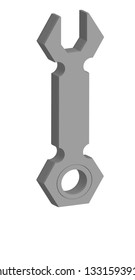 Wrench icon 3D