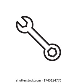 Wrench Icon Best Design Vector Template