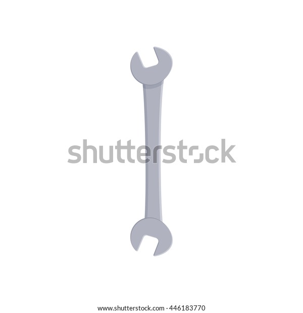 Wrench Icon Cartoon Style On White Stock Vector (Royalty Free) 446183770