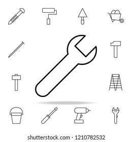 wrench icon. construction icons universal set for web and mobile