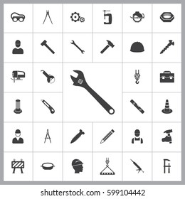 wrench icon. Construction icons universal set for web and mobile