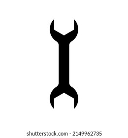 Wrench icon. Construction tool. Flat pictogram illustration isolated on white background. Vector EPS 10