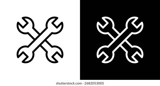 Wrench icon design elements. icons for app or web