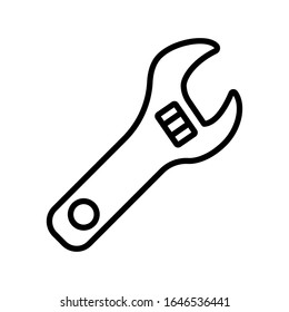 Diseño de iconos de WRENCH, colección de iconos de estilo plano
