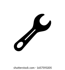 wrench icon design, flat style icon collection