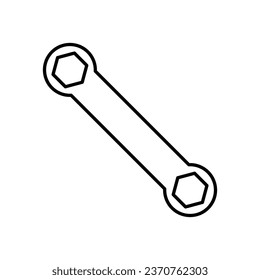 wrench icon design, illustration design