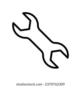 wrench icon design, illustration design
