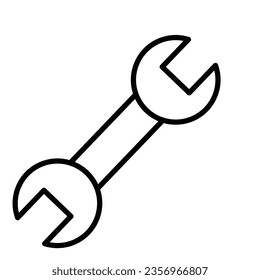 Wrench icon design for personal commercial use