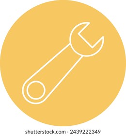 Wrench Icon Design For Personal And Commercial Use.