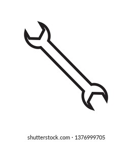wrench icon design template
