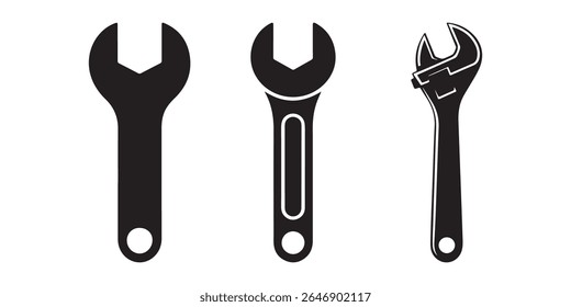 Wrench icon design. Wrench vector illustration. Spanner symbol