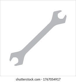 wrench icon. editable. vector illustration