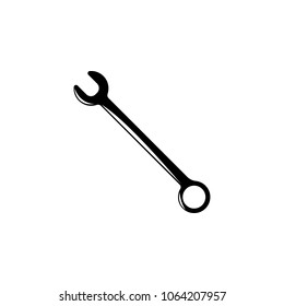 wrench icon. Element of construction tools illustration. Premium quality graphic design icon. Signs and symbols collection icon for websites, web design, mobile app on white background