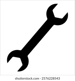 Wrench Icon Element For Design