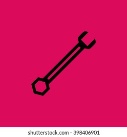 Wrench Icon. Eps-10.