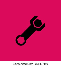 Wrench Icon. Eps-10.