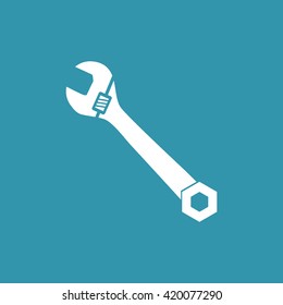 Wrench Icon. Eps-10.