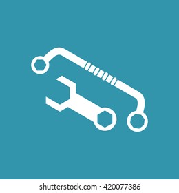 Wrench Icon. Eps-10.