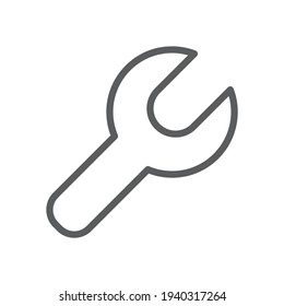 Wrench Icon for Graphic Design Projects