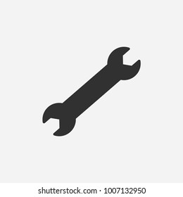 Wrench icon illustration isolated vector sign symbol