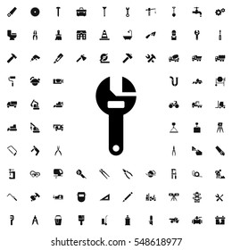 wrench icon illustration isolated vector sign symbol