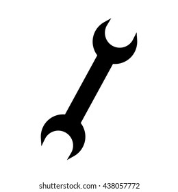 wrench icon isolated design 