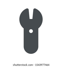 Wrench icon isolated on white background. Repair tool symbol modern, simple, vector, icon for website design, mobile app, ui. Vector Illustration