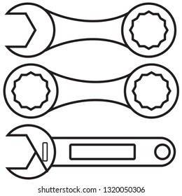 wrench icon logo