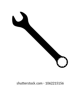 Wrench icon, logo. Images repair