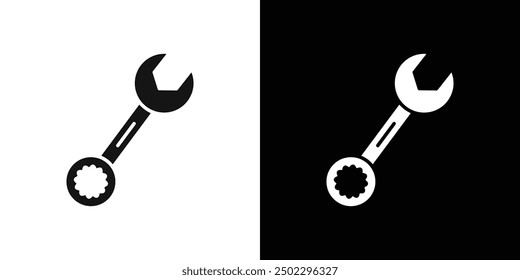 Vector del sistema del logotipo del icono de la llave