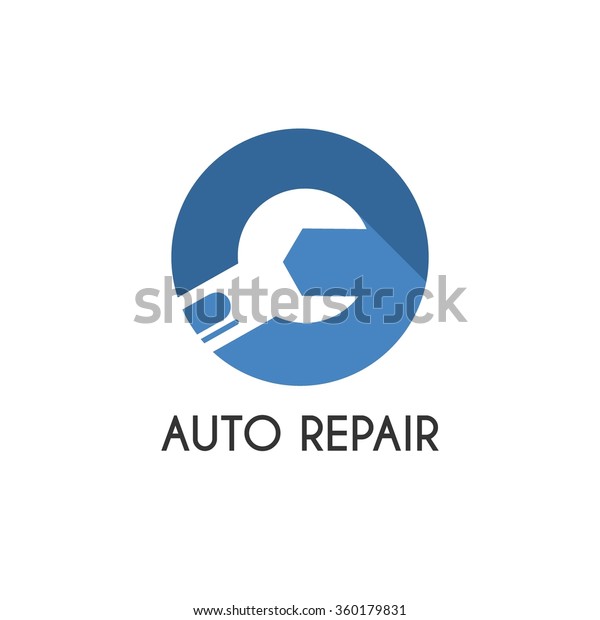 Wrench icon. Mechanic service\
and mechanics, connection and operation engineering design\
work.