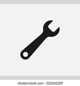 wrench icon. One of set web icons