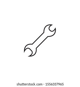 wrench icon outline style template. Trendy style, vector eps 10 