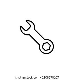 Wrench icon. repair icon. tools sign and symbol
