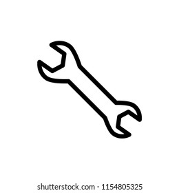 Wrench icon, repair icon vector. tools icon vector.