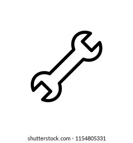 Wrench icon, repair icon vector. tools icon vector.