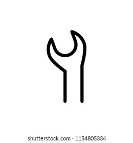 Wrench icon, repair icon vector. tools icon vector.
