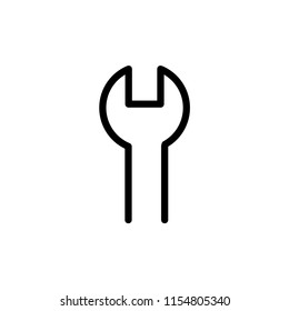 Wrench icon, repair icon vector. tools icon vector.
