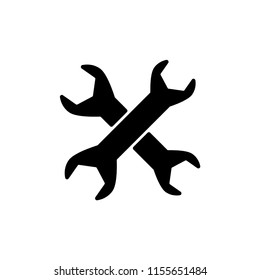 Wrench icon, repair icon vector. tools icon vector.