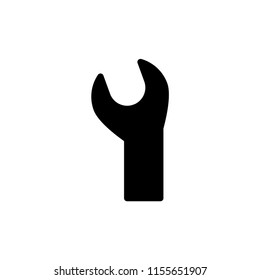 Wrench icon, repair icon vector. tools icon vector.