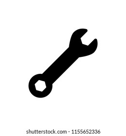 Wrench icon, repair icon vector. tools icon vector.