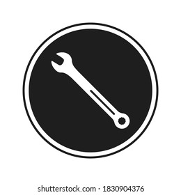 Wrench icon. Service tools vector. vector illustration