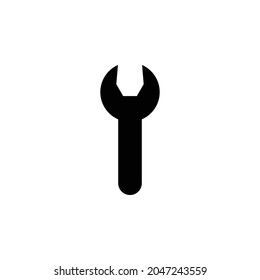 wrench icon, service vector, engineer illustration