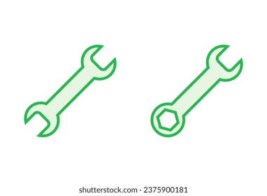 Juego de iconos de llave. vector de icono de reparación. vector de icono de herramientas