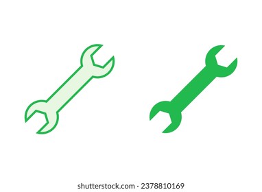 Wrench icon set. repair icon vector. tools icon vector