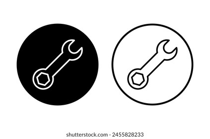 Wrench icon set. repair icon vector. tools icon vector