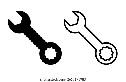 Conjunto de iconos de llave. Ilustración vectorial.